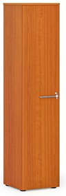 Úzka kancelárska skriňa PRIMO WOOD, 1781 x 400 x 420 mm, čerešňa