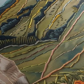 Obraz - Imitácia pleteného motívu (90x60 cm)