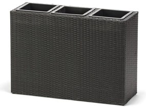 Vonkajší kvetináč v čiernej farbe Bonami Essentials Patteo