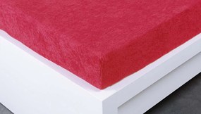 Froté plachta 220 × 200 cm Exclusive – malinová