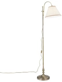Orion Stl 12-1101/1 - Stojacia lampa TONIA 1xE27/60W/230V 183 cm biela/bronz