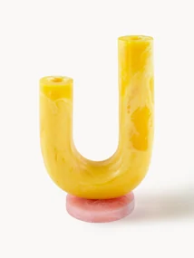 Ručne vyrobená váza's mramorovým vzhľadom Como, V 20 cm