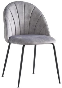 Stolička Elle TC-2074 sivá