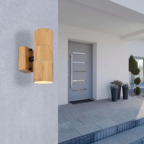 Globo 3201-2W - Vonkajšie nástenné svietidlo STYLE 2xGU10/35W/230V IP44