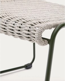 Sivozelená záhradná podnožka Maurina – Kave Home