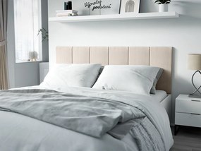 Čalúnený nástenný panel FRAME LINCOLN 30x60 cm Farba: Svetlosivá