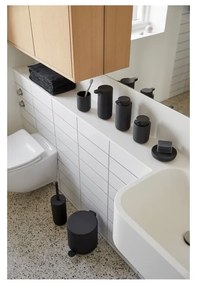 Čierny nástenný kameninový dávkovač mydla 450 ml Ume - Zone