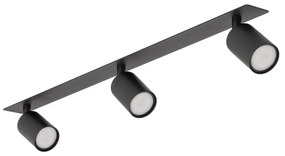 Podhľadové bodové svietidlo NEX 3xGU10/10W/230V čierna