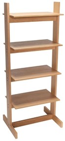 Regál v dekore duba v prírodnej farbe 59x142 cm Forma – Hübsch