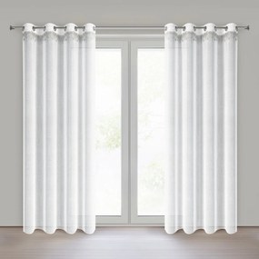 VIANOČNÁ ZÁCLONA NA KRÚŽKOCH XMAS 140X250 CM HVIEZDY