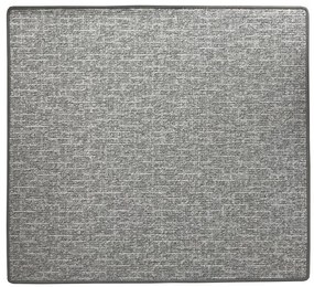 Vopi koberce Kusový koberec Alassio šedý štvorec - 120x120 cm