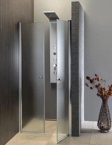 Aqualine Sapho, PILOT otočné sprchové dvere dvojkrídlové 900mm