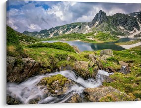 Obraz - Pohľad na horu Rila (70x50 cm)