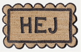 Ručne viazaná rohožka Hola SM 03 Natural, 50x80, béžová, chodba / predsieň, Diamond Carpets India