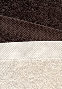 Bavlněný froté ručník BOHO 70x140 cm hnědý