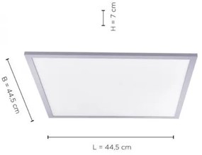 Leuchten Direkt 14752-21 - LED Stropné svietidlo FLAT LED/17W/230V