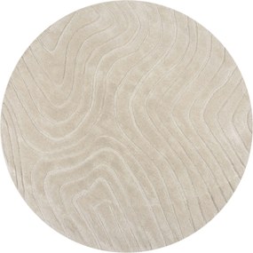 XXXLutz VLNENÝ KOBEREC, 160/160 cm prírodná farba Flair Rugs - Online Only bytové doplnky - 003165044502