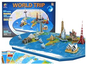ZA1581 DR 3D puzzle - World Trip - 136 prvkov