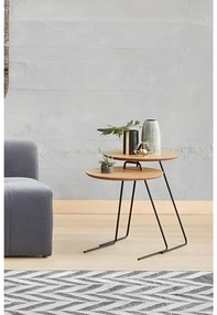 Set 3 príručných stolíkov Paniki (natural). Vlastná spoľahlivá doprava až k Vám domov. 1094357