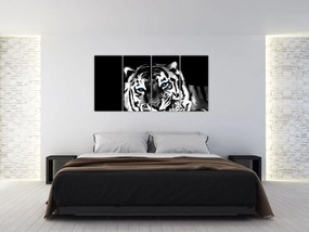Obraz tigra s mláďaťom