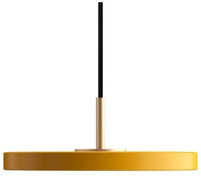 Žlté LED závesné svietidlo s kovovým tienidlom ø 15 cm Asteria Micro – UMAGE