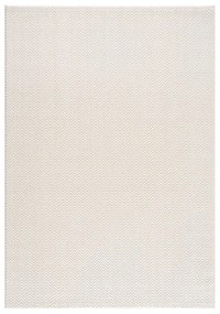 Dekorstudio Jednofarebný koberec FANCY 805 - smotanovo biely Rozmer koberca: 120x160cm