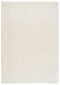 Dekorstudio Jednofarebný koberec FANCY 805 - smotanovo biely Rozmer koberca: 120x160cm