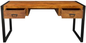 furniture-nabytek.cz - Písací stôl z masívneho dreva mango 160x76x70