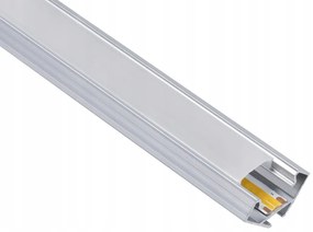 BERGE LED eloxovaný hliníkový profil rohový 1m - sada