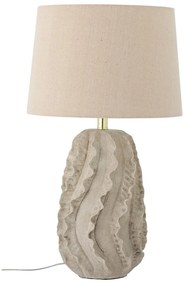 Béžová stolová lampa s textilným tienidlom (výška 64 cm) Natika – Bloomingville