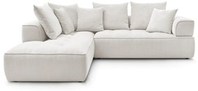 Béžová ženilková rohová pohovka (ľavý roh/do L) Whesley – Bobochic Paris