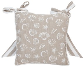 Podsedák bez výplne Sea Shells - 40 * 40 cm