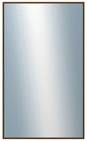 DANTIK - Zrkadlo v rámu, rozmer s rámom 60x100 cm z lišty Hliník hnedá (7269211)
