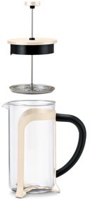 Kanvica french press 800 ml, 6 šálok, béžová