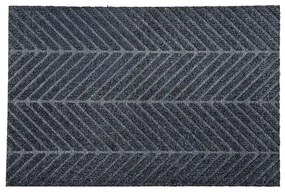 Rohožka textilná Tire 40x60 cm sivá
