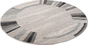 TA Koberec 3443A BÉŽOVÉ SÁRÍ KOLESO B1X Rozmer: 100x100 cm