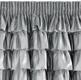 ZATEMŇOVACÍ ZÁVES NA PÁSKE AURA 140X270 CM STRIEBORNÁ