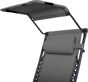 Relaxačné kreslo Avenberg PALMAS - sivá