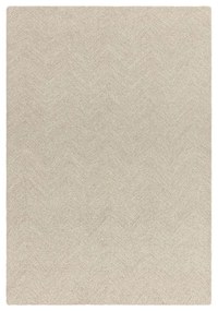 Krémový ručne tkaný koberec s prímesou vlny 160x230 cm Theodore Chevron – Asiatic Carpets