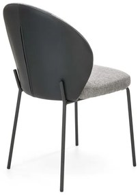 Jedálenská stolička K471 sivá/čierna