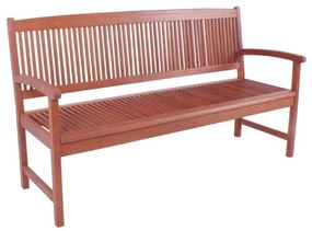 Záhradná trojmiestna lavica z eukalyptového dreva Garden Pleasure Stockholm