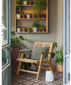 Záhradné kreslo z akáciového dreva Kave Home Geralda
