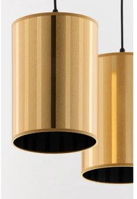 Jupiter 2091 - Luster na lanku CORTINA 2xE27/15W/230V zlatá/čierna