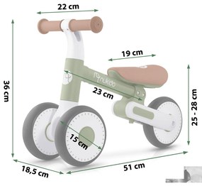 Detský bežecký bicykel Nukido NK-603