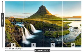 Fototapeta Vliesová Mount kirkjufell 250x104 cm