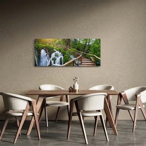 Obraz - Plitvické jazerá (120x50 cm)