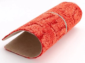 ITC, Koberec metráž Bella Marbella 64, na mieru, šíře 3m,4m,5m, červená, filc, obývacia izba