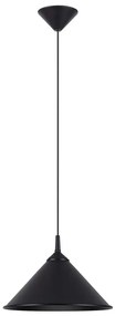 Sollux SL.1326 - Luster na lanku ZUMA 1xE27/15W/230V pr. 30 cm čierna