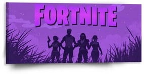 Sablio Obraz FORTNITE Fialová silueta - 110x50 cm