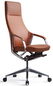BESTUHL Luxusné kancelárske kreslo HONOR hnedá koženka
